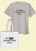 Farmland Trust t-shirt and tote bag