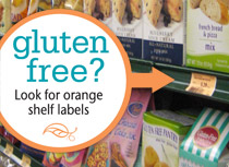 gluten free shelf tag