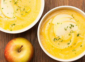 apple celeriac soup