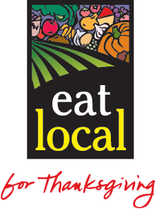 Eat local for Thanksgiving logo
