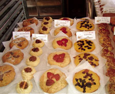 Baked goods from Flying Apron Organic Bakery in Seattle's University District.