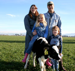 dairy farmers & cow