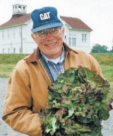 Man holding produce