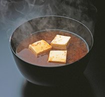 Miso soup with tofu