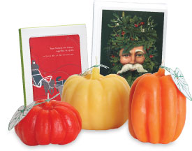 pumpkin candles cards
