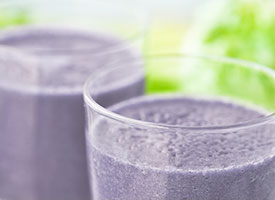blueberry kefir smoothie