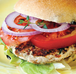 chicken turkey burger