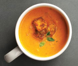 cream of tomato soup v