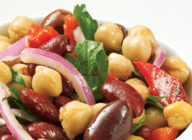 mediterranean bean salad