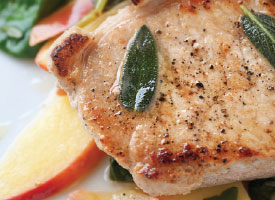 pork loin with apples