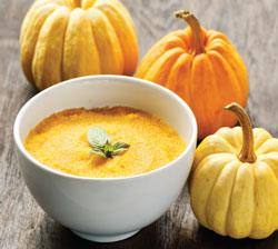 pumpkin puree bowl