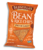 Beanfields Pico De Gallo bean and rice chips