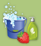 cleaning supplies graphic