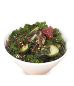 Marinated Kale Seaweed and Cucumber Salad