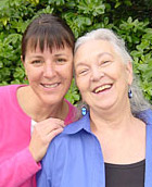 PCC’s nutrition educators Rita Condon and Goldie Caughlan