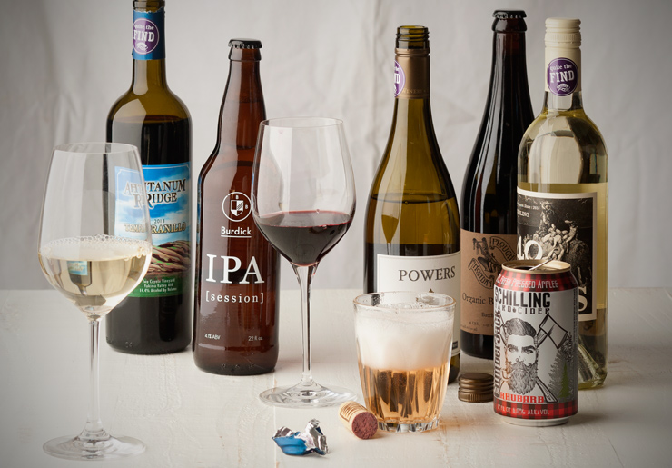 Holiday wine, cider and beer pairings
