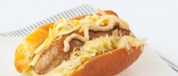 cheesy brat