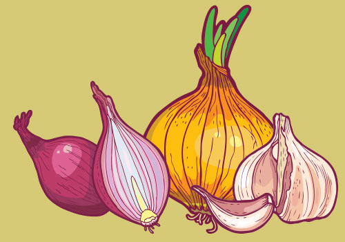 onions and garlic for health