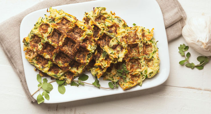 zucchini waffles