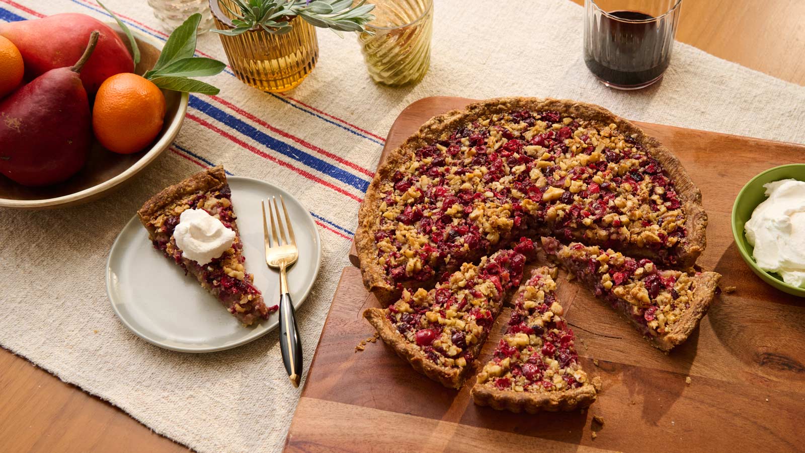 Cranberry Harvest Tart