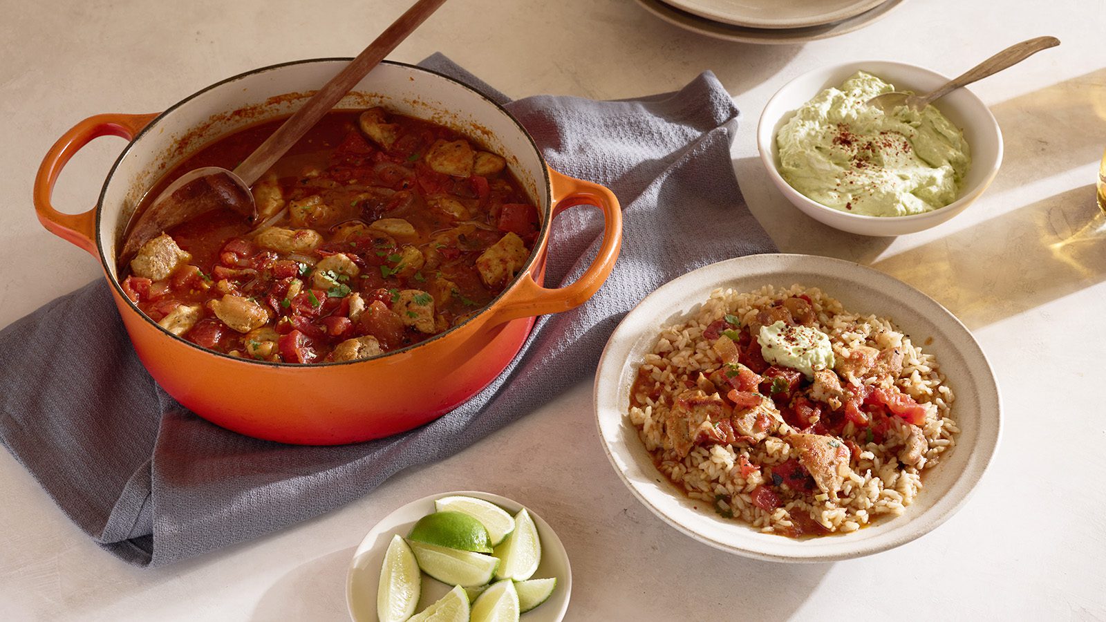 Chipotle Chicken with Avocado Cream