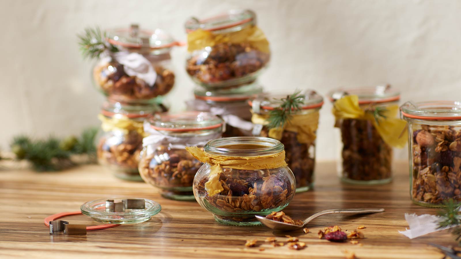 Homemade Whole Grain, Nuts, Seeds and Fruits Granola