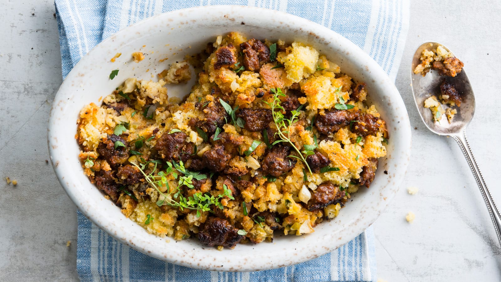 Cornbread and Chorizo Stuffing
