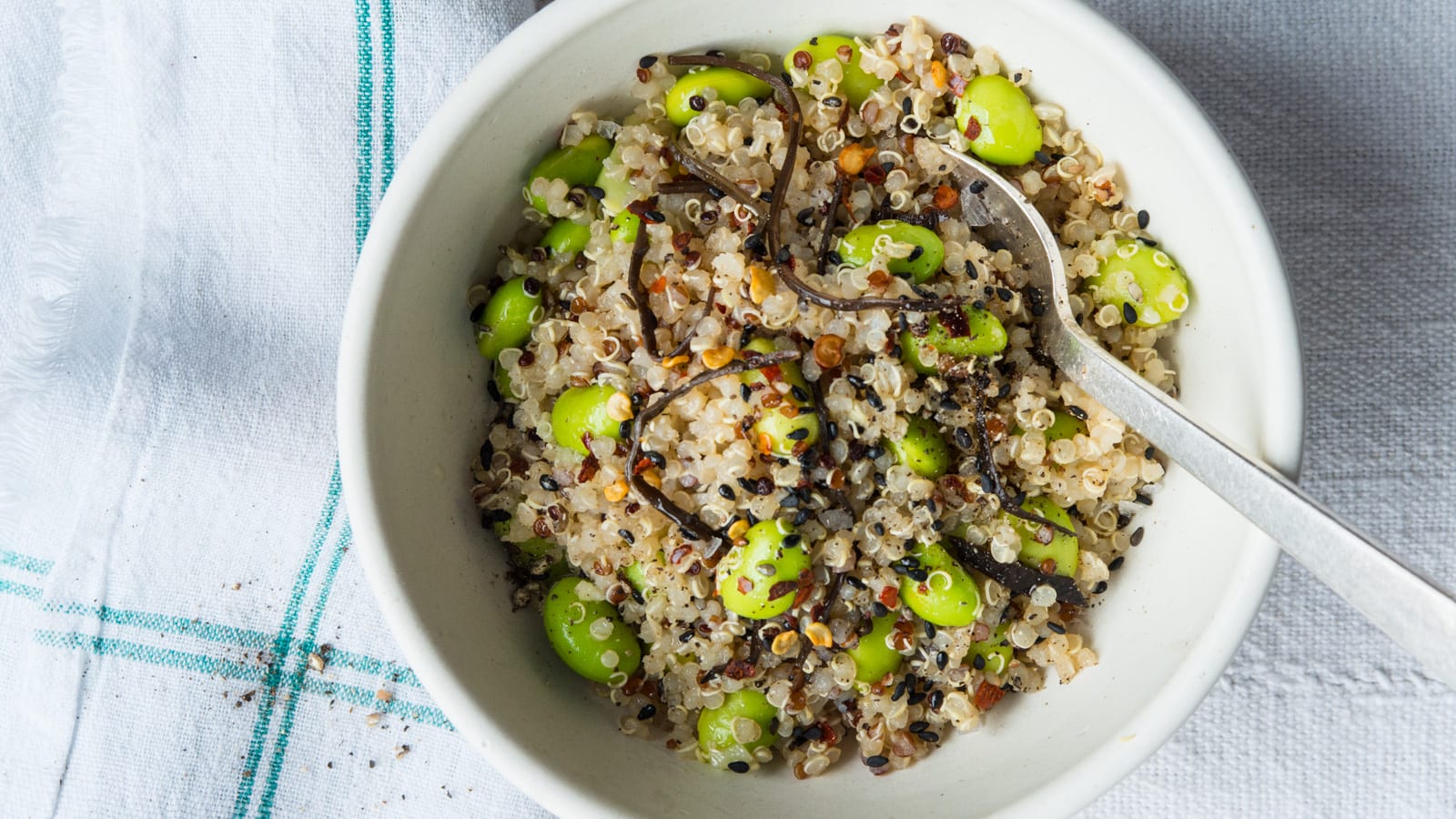 pcc sesame quinoa with edamame recipe pcc community markets