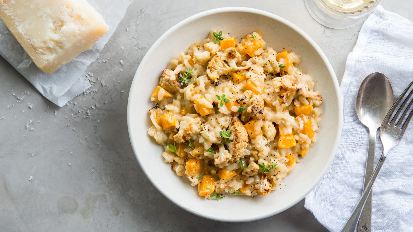PCC Roasted Butternut Squash and Cauliflower Risotto