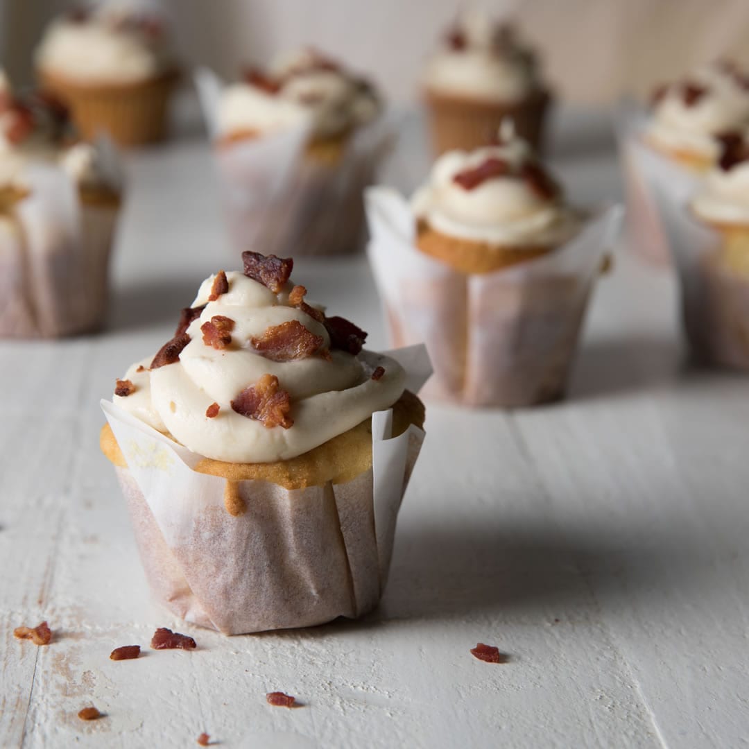 Bacon Maple Cupcakes