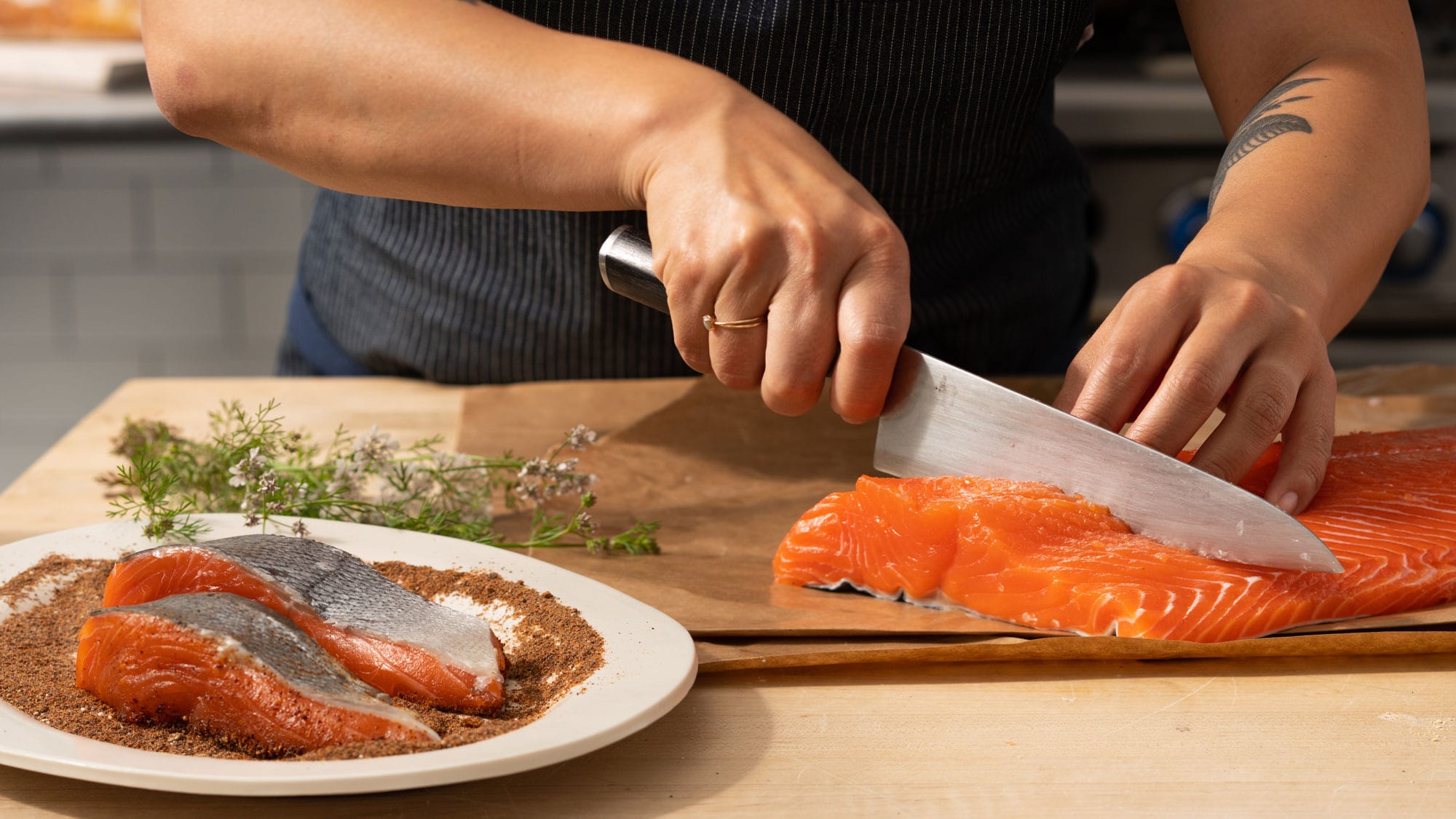 salmon prep