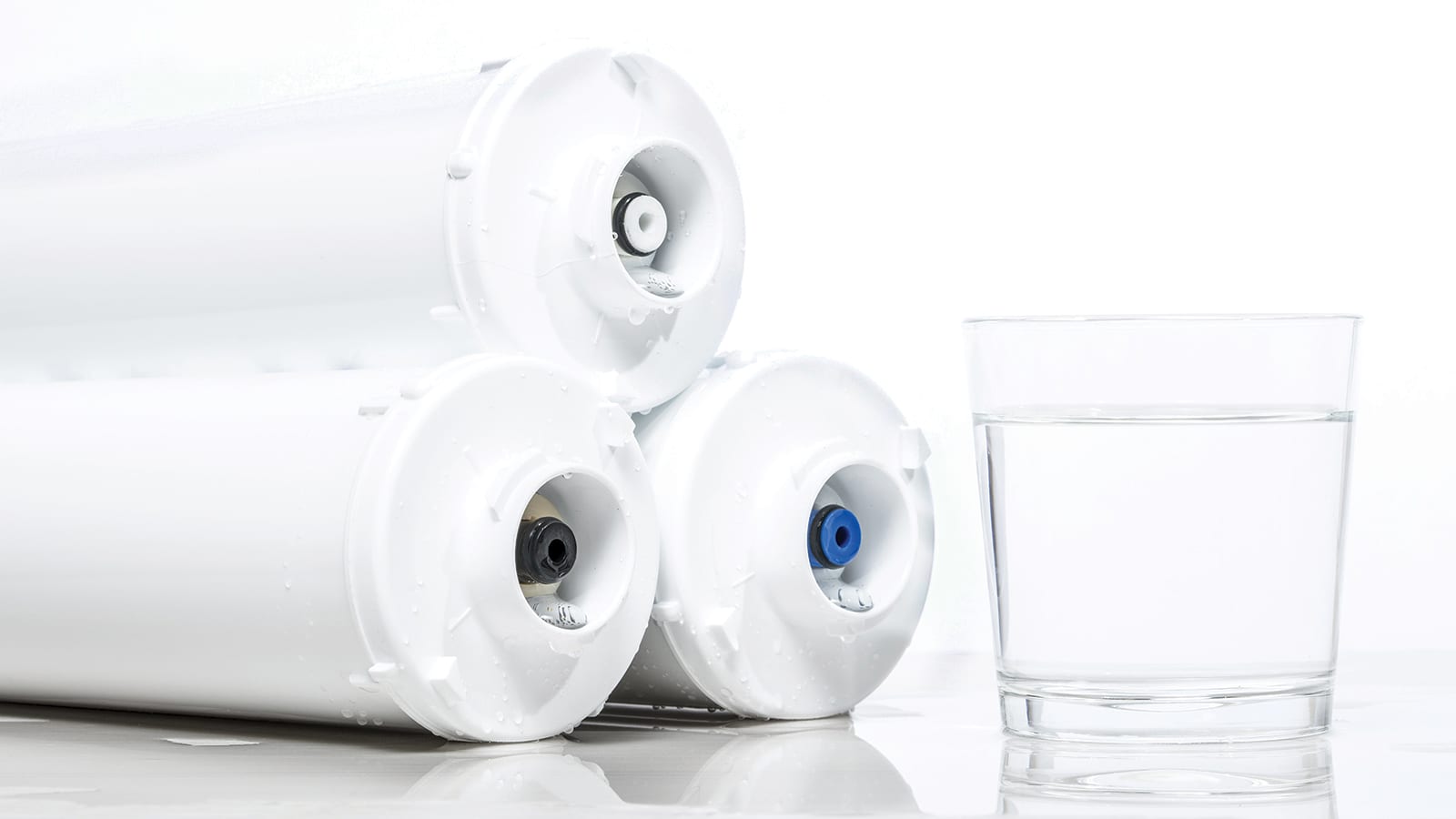 water filters with glass