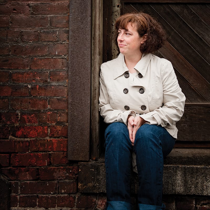 A portrait of Sunday Drive Designs owner, Becky Morrette. Photo credit, Jim Clark, jmclarkphoto.com.