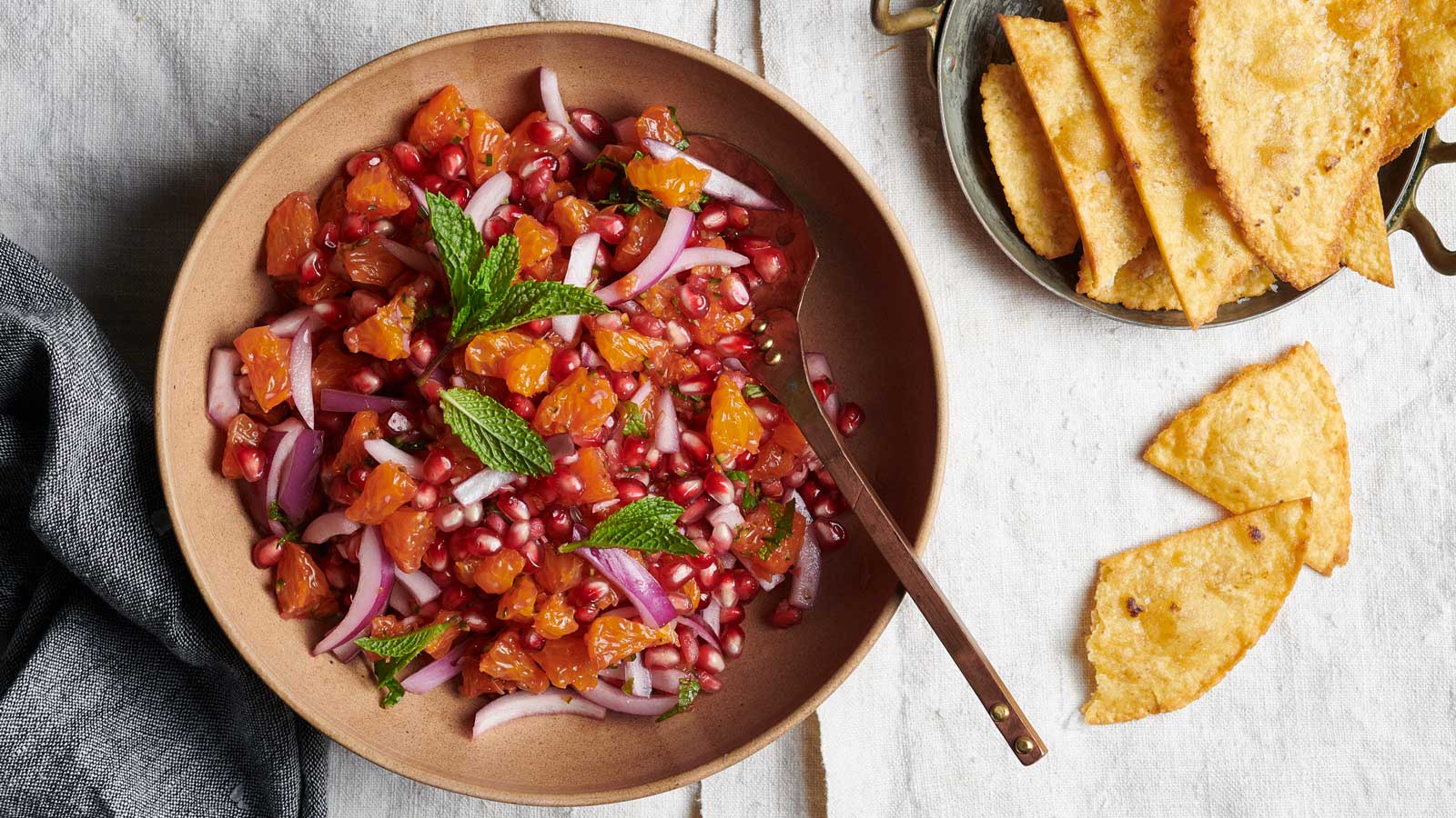Satsuma and Pomegranate Salsa