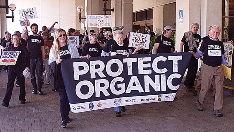 Rally to Protect Organic in Jacksonville. Photo courtesy of The Real Organic Project.