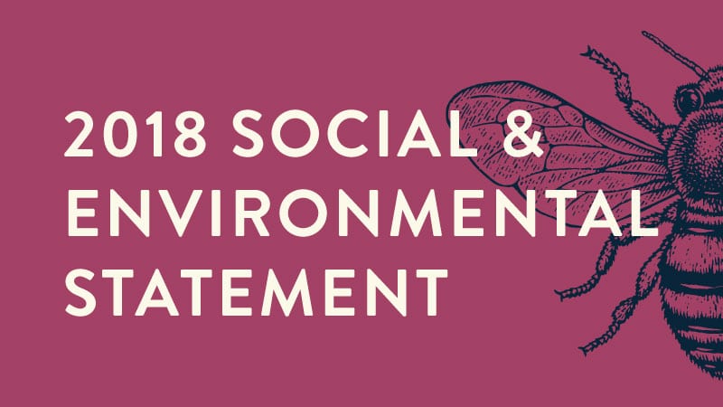 2018 social environmental statement