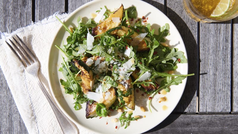 Grilled Zucchini Salad