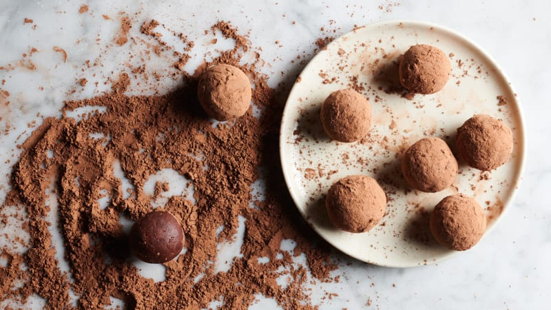 Goat Cheese Chocolate Truffles