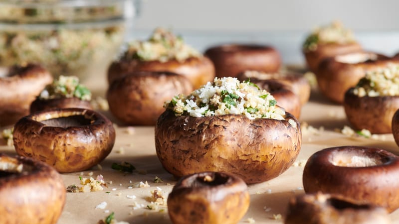 Herb-Stuffed Mushrooms Recipe