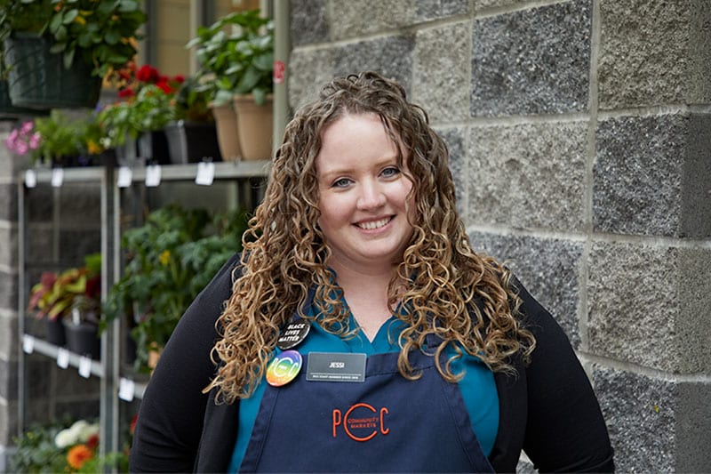 Headshot of the Issaquah PCC store director, Jessi.