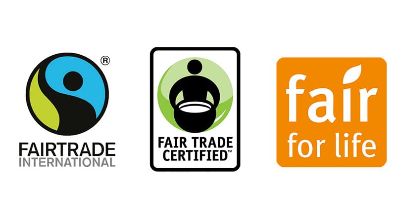 Fair trade logos