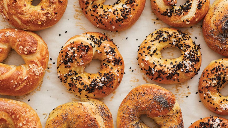 Everything bagels. Photo by Charity Burggraaf