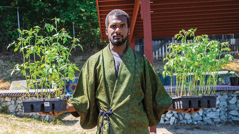 John Wesley of the Seattle BIPOC Organic Food Bank