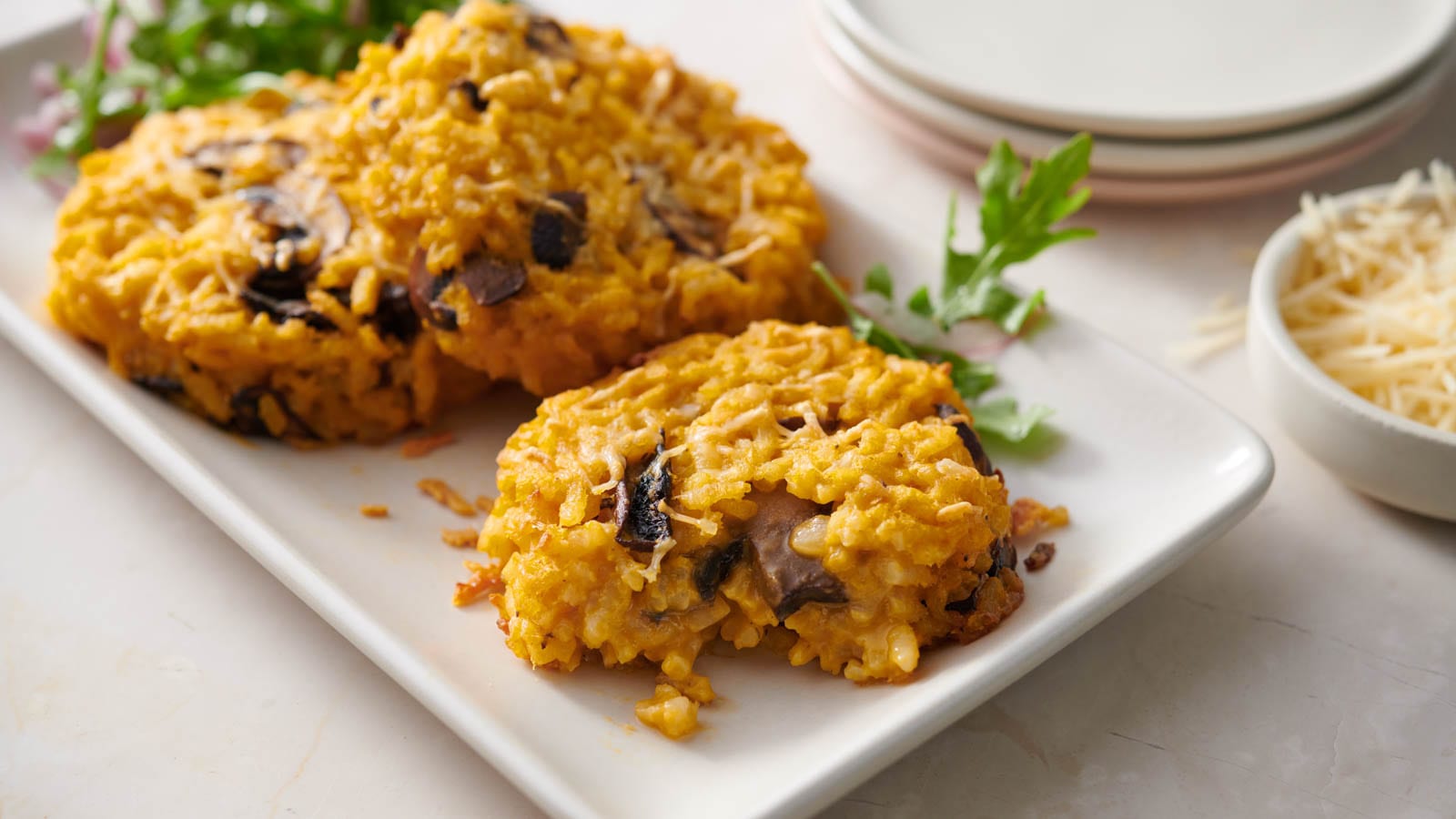 PCC Roasted Mushroom Risotto Cakes recipe PCC Community