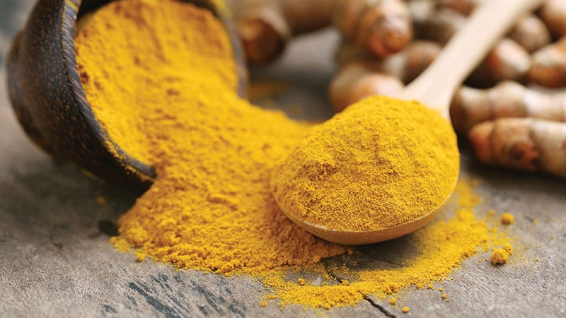 Powdered turmeric