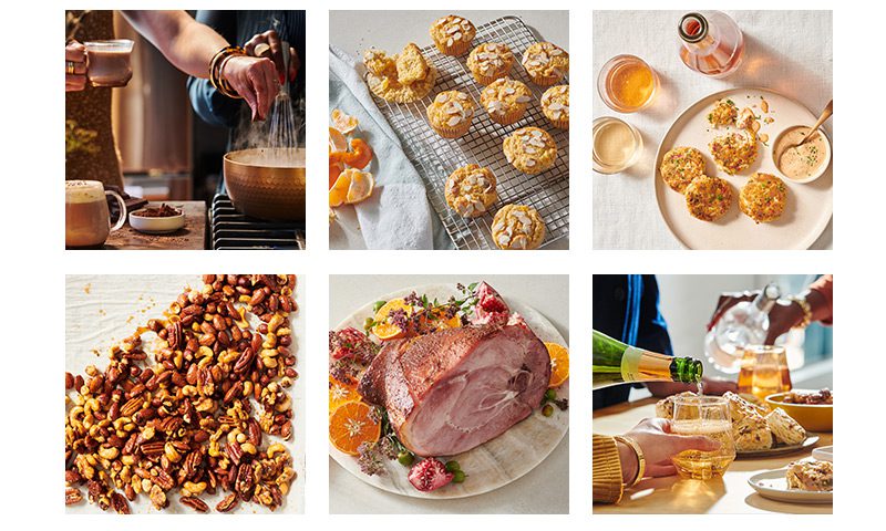 grid of holiday images