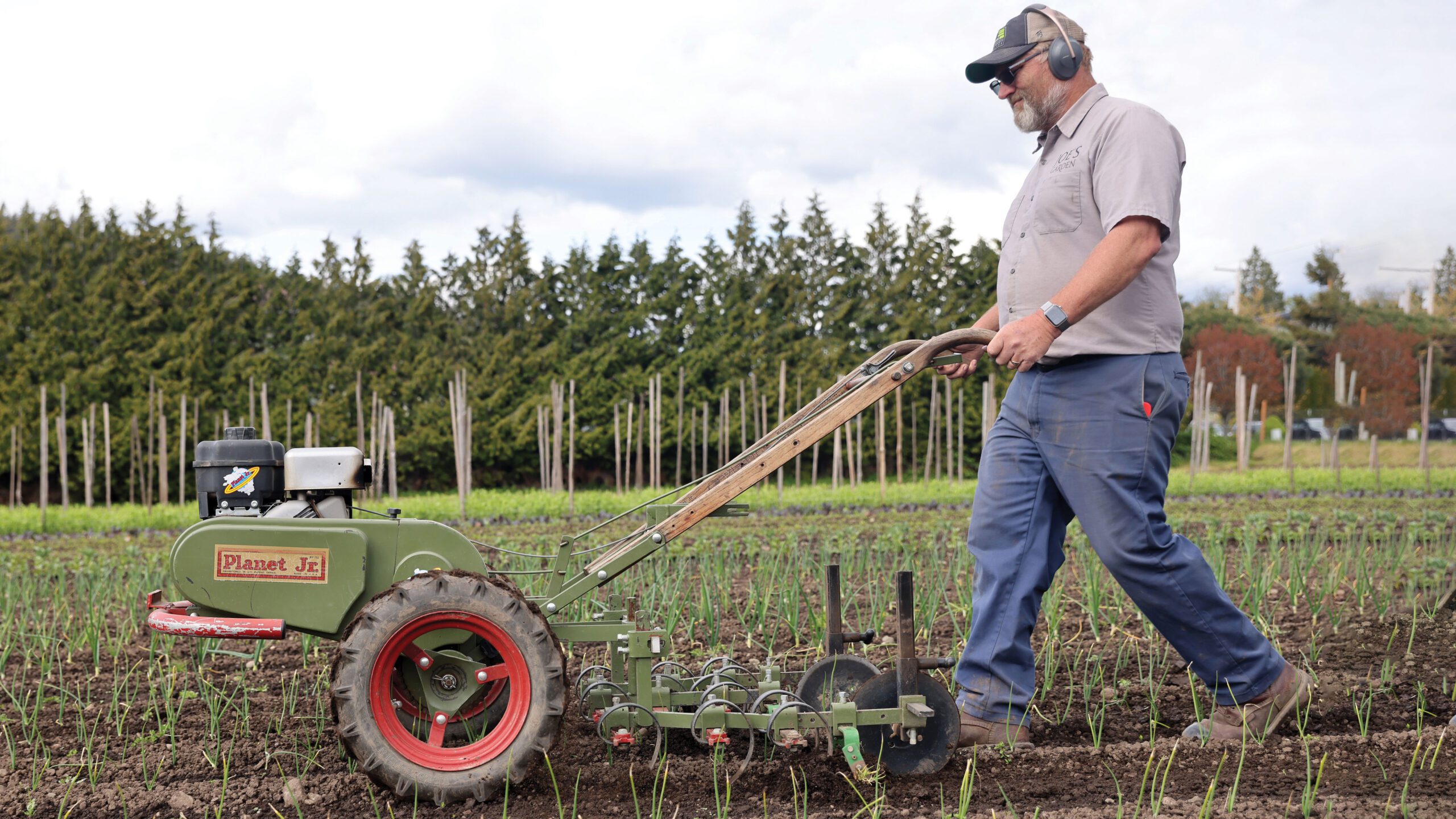 PlanetJr plowing in the field