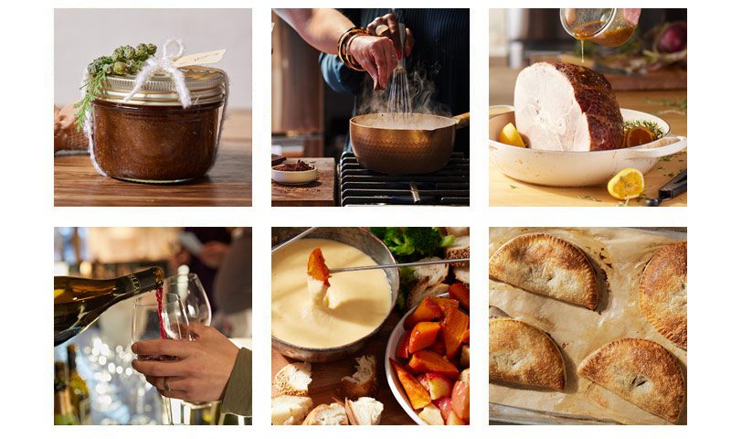 grid of holiday images
