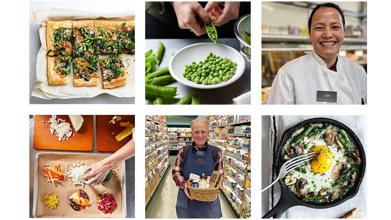 Grid of spring images featured on the PCC Instagram account.