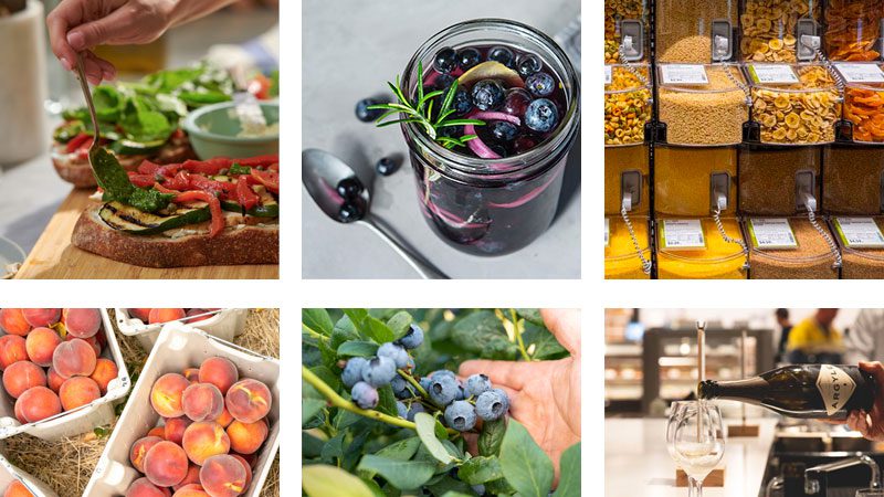 Examples of PCC Markets' Instagram page.